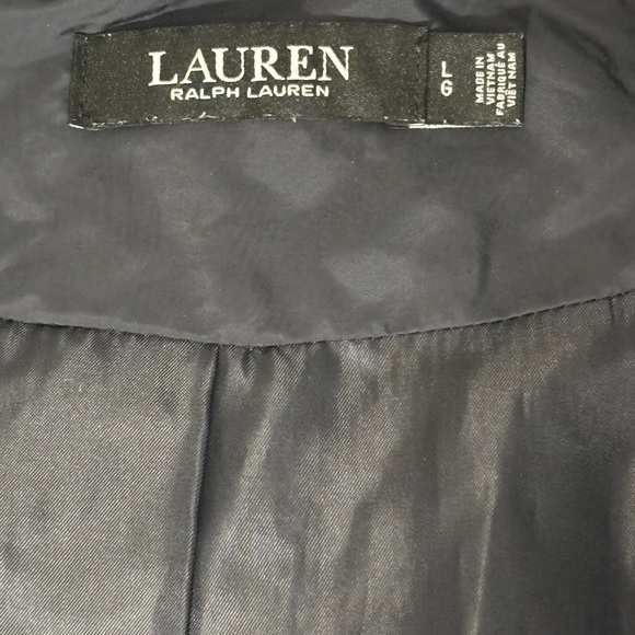 Polo Ralph Lauren Black Quilted Jacket with Brown Details-women’s - Picture 7 of 13